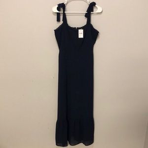 Bohme maxi navy blue dress
